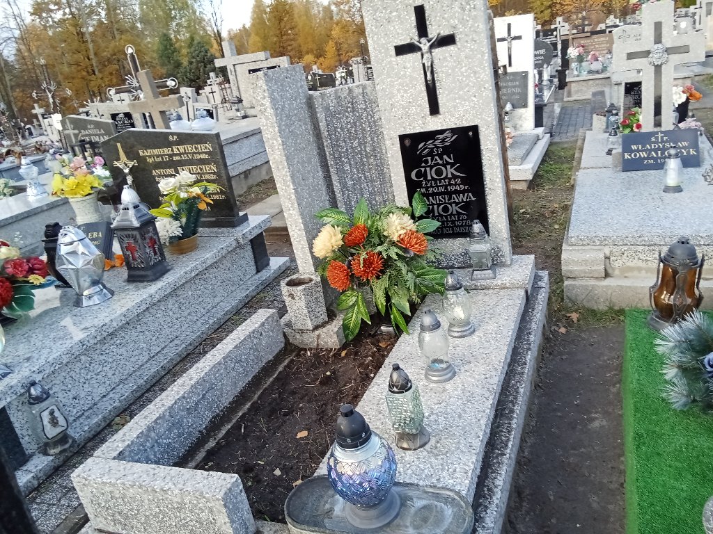 Grób Stanisława Ciok