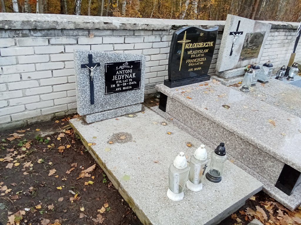 Grób Antoni Jedynak