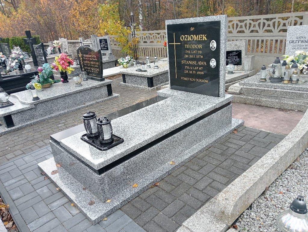 Grób Stanisława Oziomek